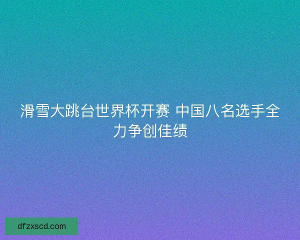 滑雪大跳台世界杯开赛 中国八名选手全力争创佳绩 滑雪大跳台世界杯开赛 中国八名选手全力争创佳绩